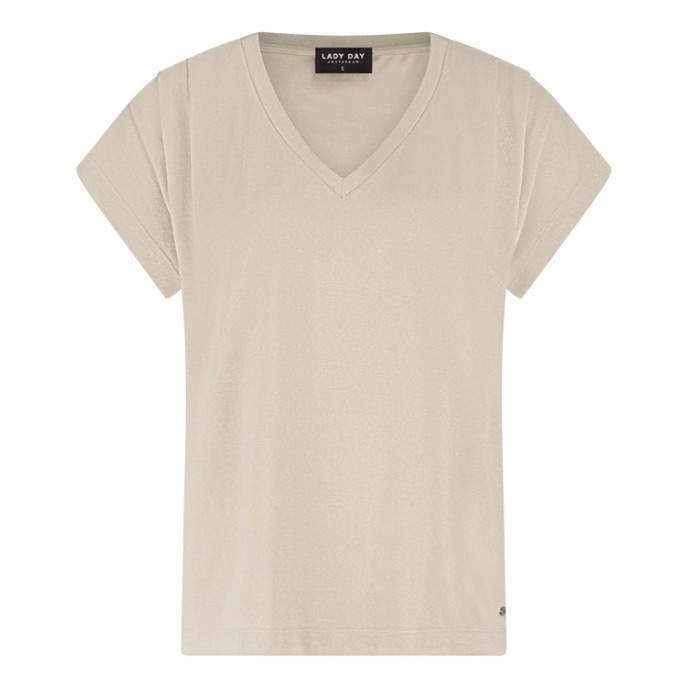 Lady Day Shirt Kathy Light Latte zilver